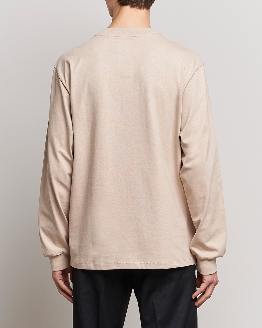 Hombres | Jerséis y prendas de punto | HUGO | Dotopaxi Logo Crew Neck Sweatshirt Light Beige