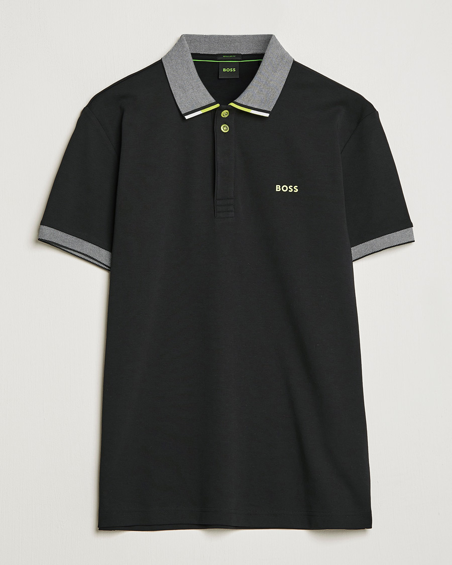Hombres | Polos | BOSS GREEN | Paddy Performance Piké Black