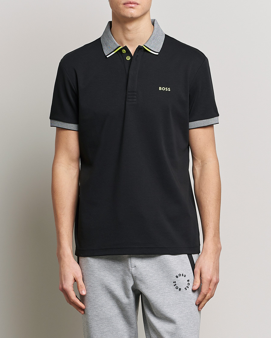 Hombres | Polos | BOSS GREEN | Paddy Performance Piké Black