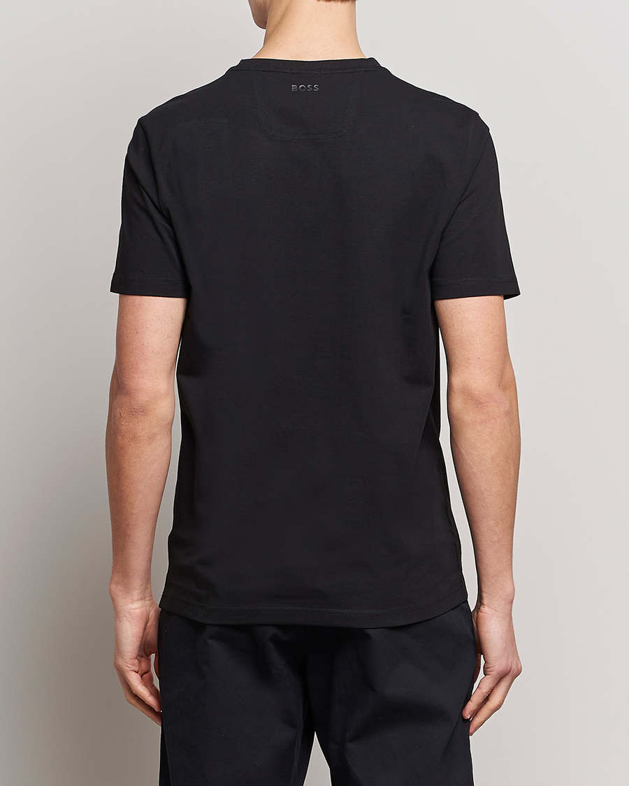 Hombres | Camisetas | BOSS GREEN | Circle Logo Crew Neck T-Shirt Black