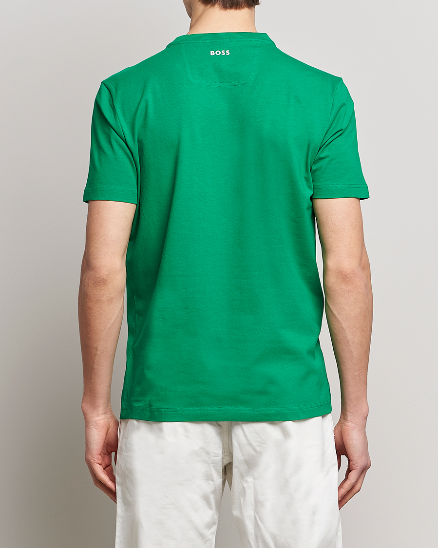 Hombres | Camisetas | BOSS GREEN | Circle Logo Crew Neck T-Shirt Open Green