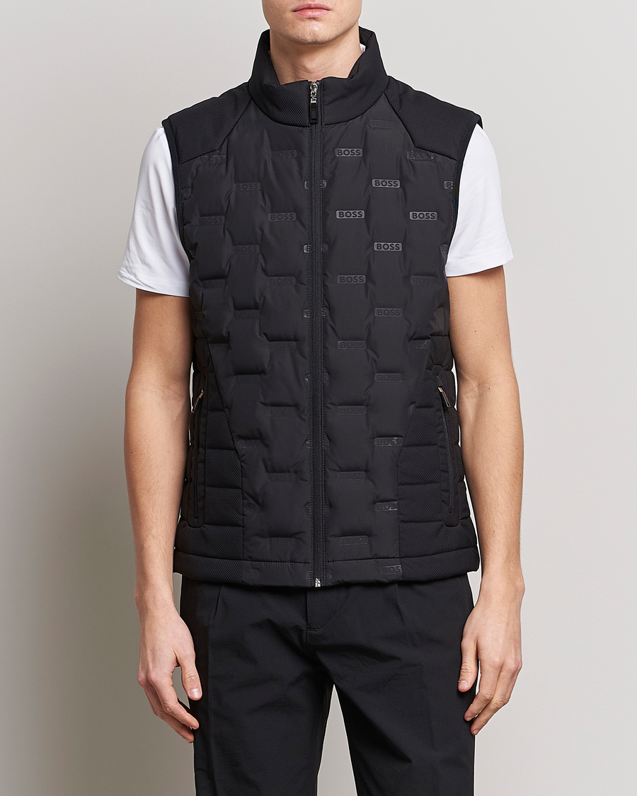 Hombres | Chalecos | BOSS GREEN | Hellion Vest Black