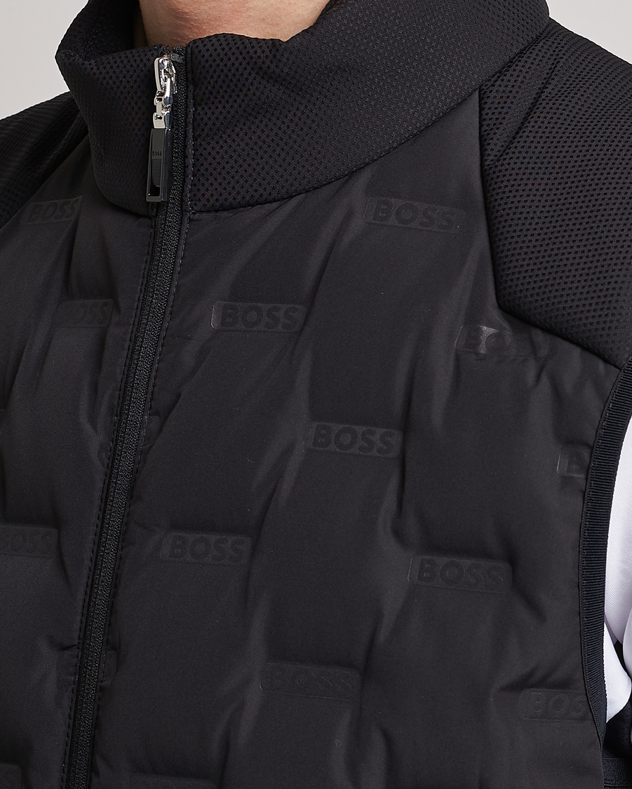 Hombres | Chalecos | BOSS GREEN | Hellion Vest Black