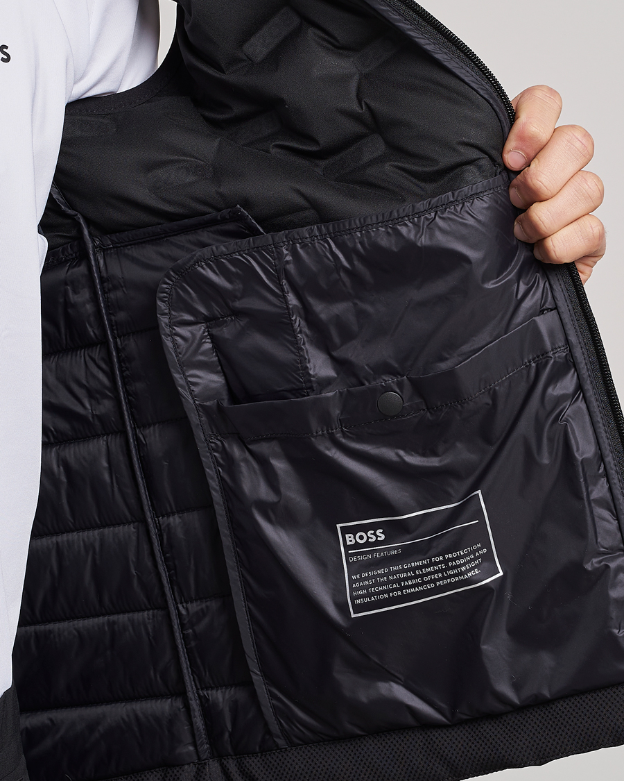 Hombres | Chalecos | BOSS GREEN | Hellion Vest Black