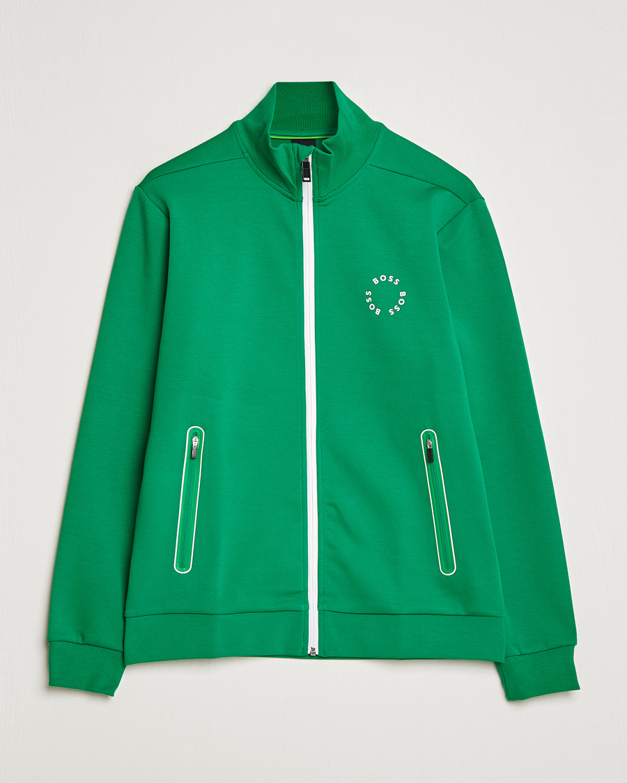Hombres | Jerséis y prendas de punto | BOSS GREEN | Skaz Full-Zip Open Green