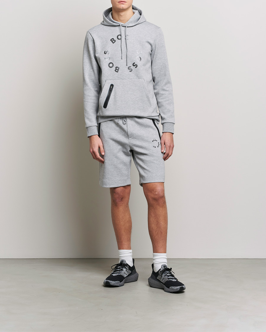 Hombres | Jerséis y prendas de punto | BOSS GREEN | Soody Hoodie Light Grey