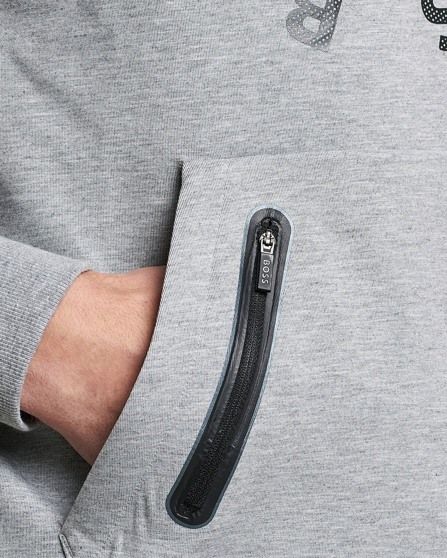 Hombres | Jerséis y prendas de punto | BOSS GREEN | Soody Hoodie Light Grey