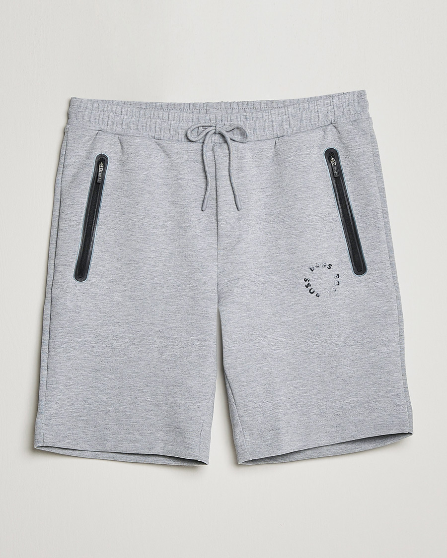 Hombres | Pantalones cortos | BOSS GREEN | Headlo Sweatshorts Light Grey