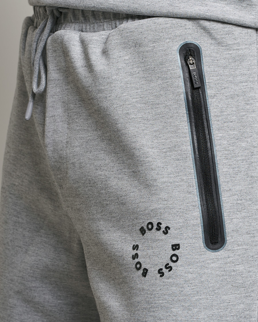 Hombres | Pantalones cortos | BOSS GREEN | Headlo Sweatshorts Light Grey