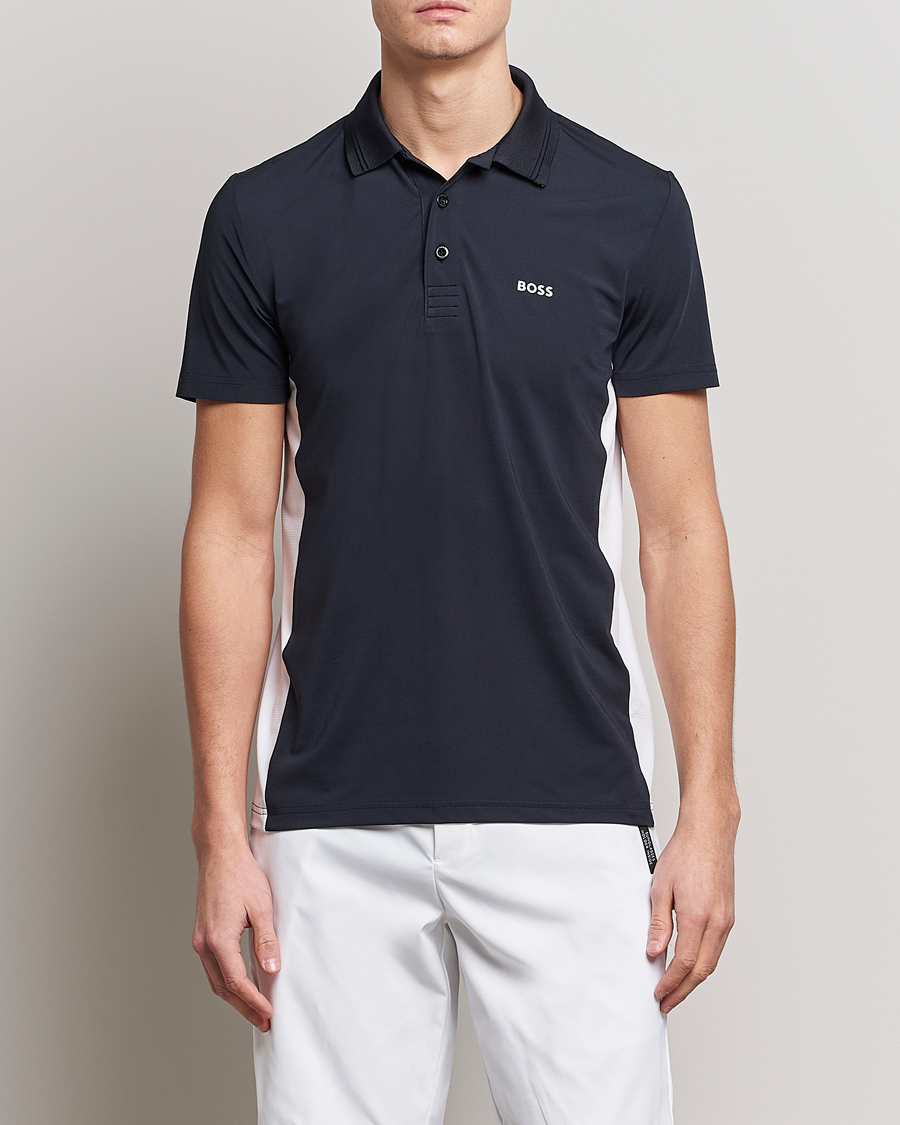 Hombres | Polos | BOSS GREEN | Paddytech Piké Dark Blue