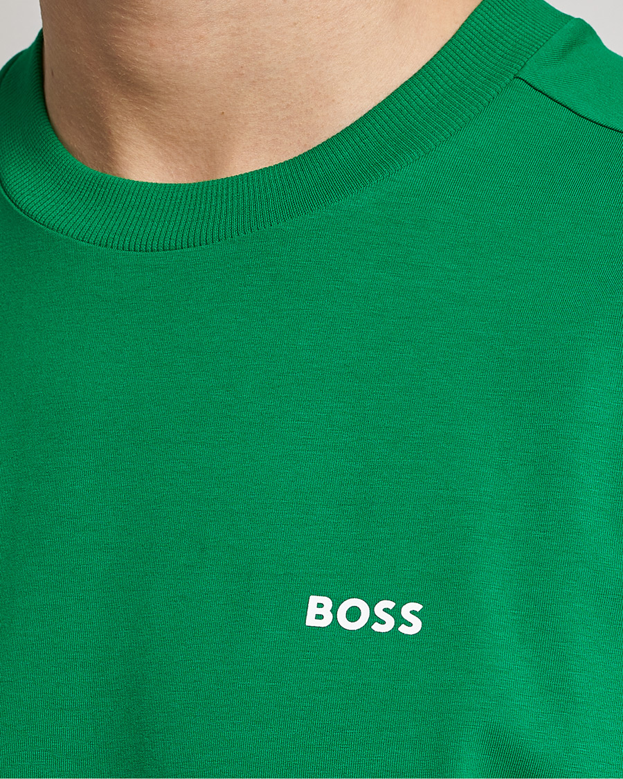 Hombres | Camisetas | BOSS GREEN | Logo Crew Neck T-Shirt Open Green