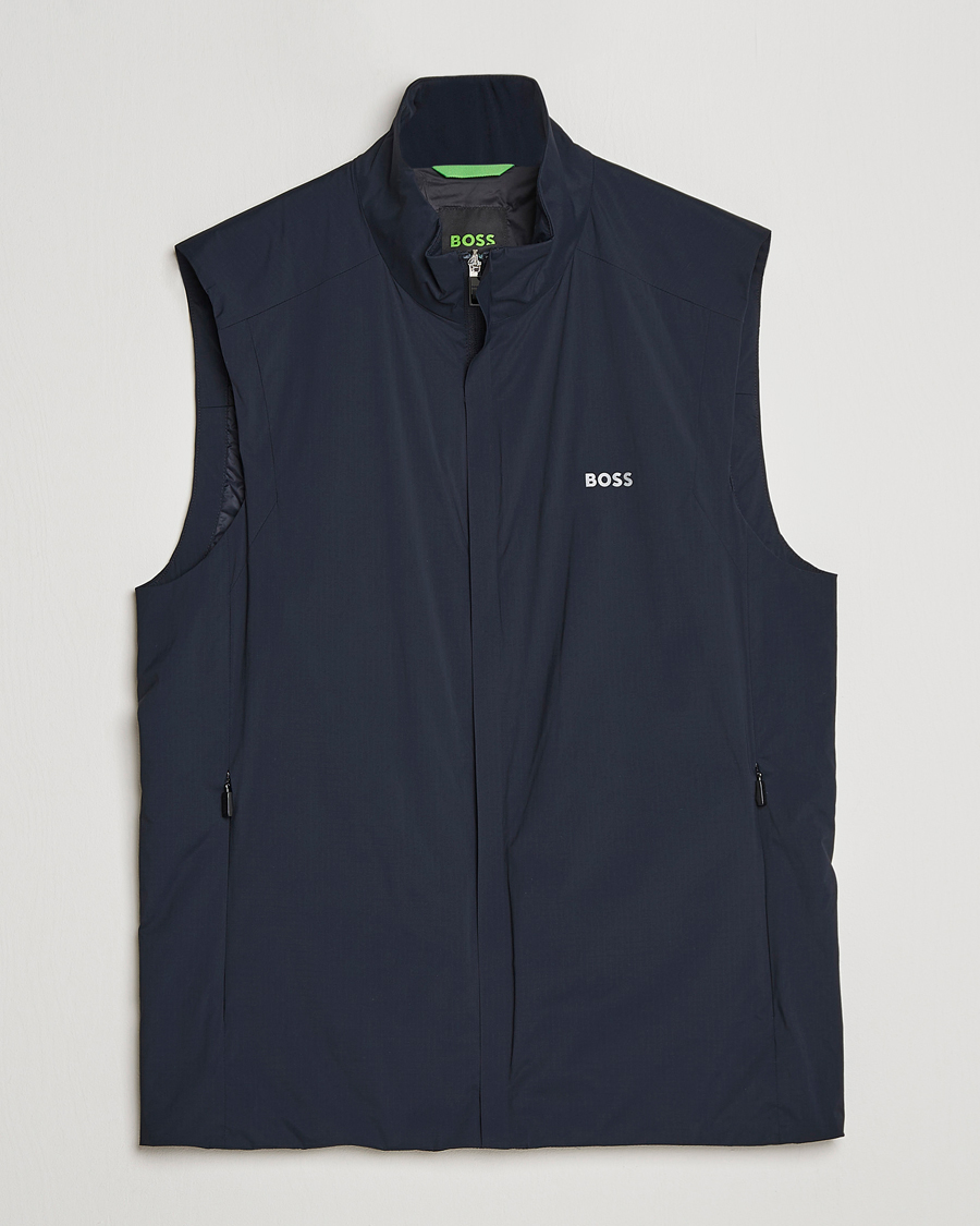 Hombres | Chalecos | BOSS GREEN | Axis Performance Vest Dark Blue