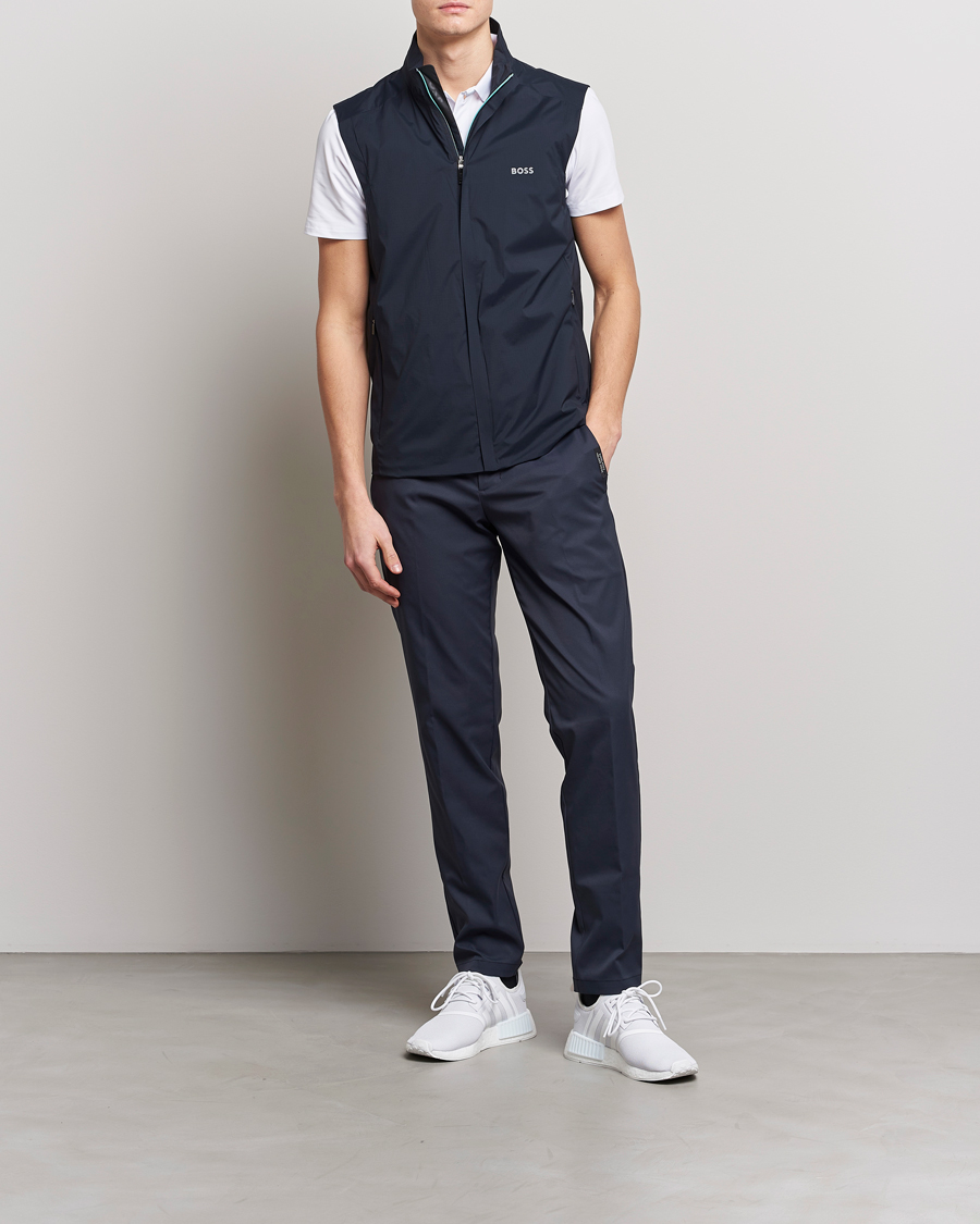 Hombres | Chalecos | BOSS GREEN | Axis Performance Vest Dark Blue