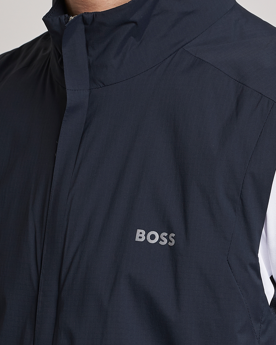 Hombres | Chalecos | BOSS GREEN | Axis Performance Vest Dark Blue