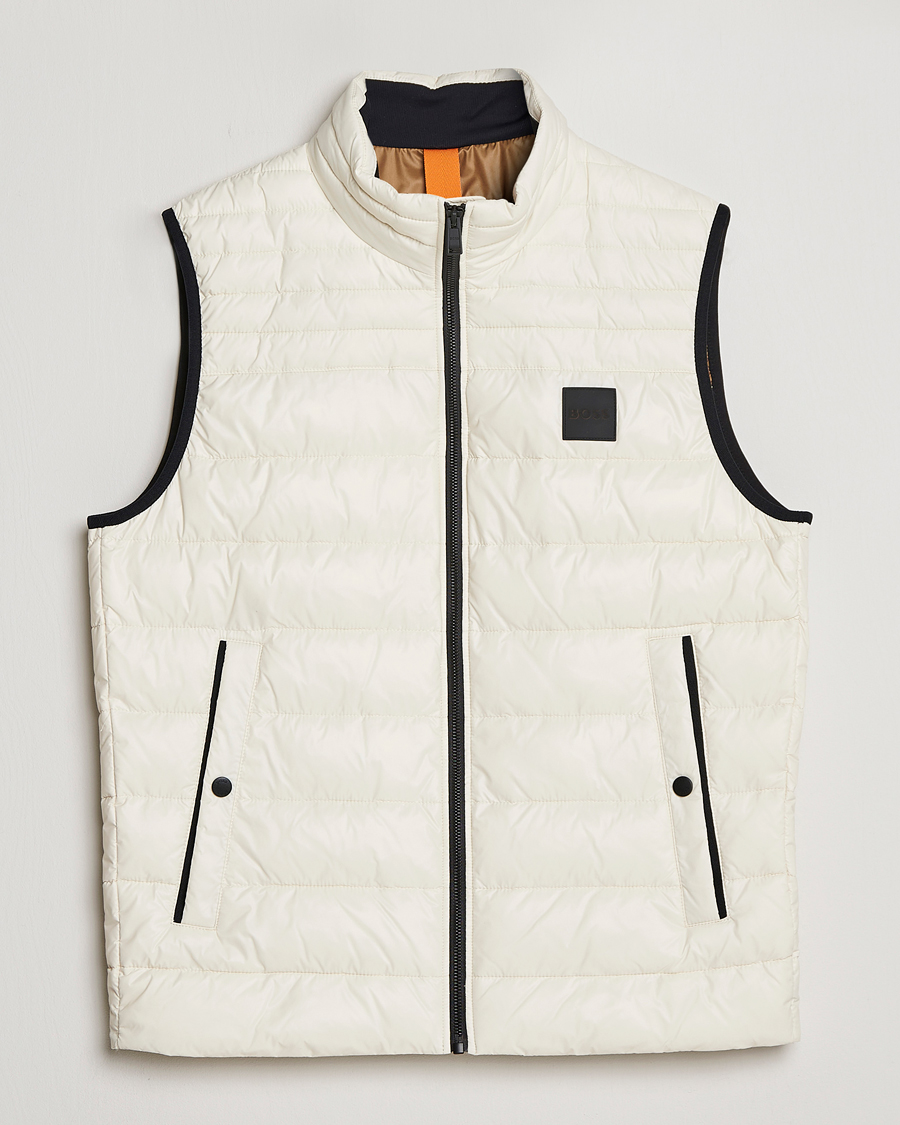 Hombres | Chalecos | BOSS ORANGE | Odeno Down Vest Light Beige