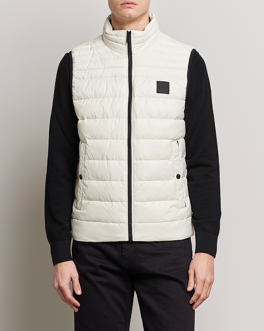 Hombres | Chalecos | BOSS ORANGE | Odeno Down Vest Light Beige