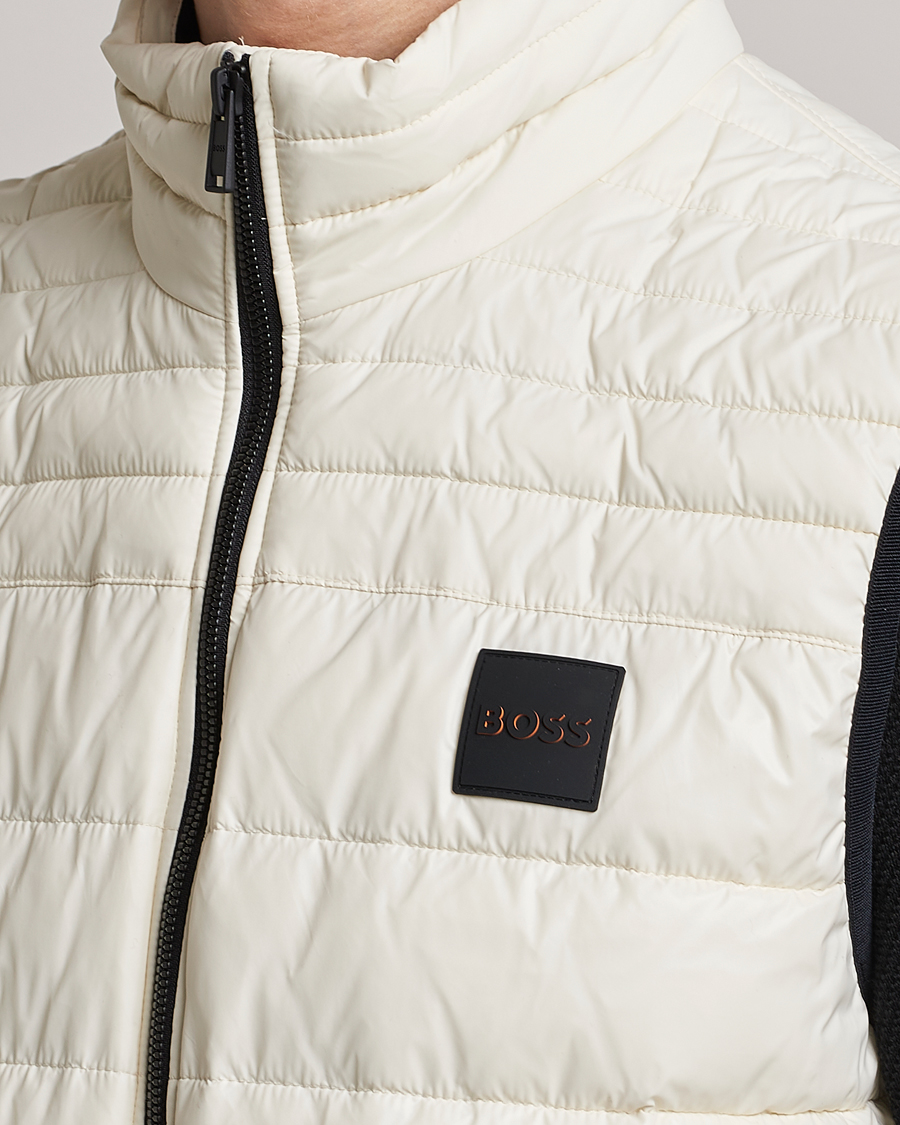 Hombres | Chalecos | BOSS ORANGE | Odeno Down Vest Light Beige