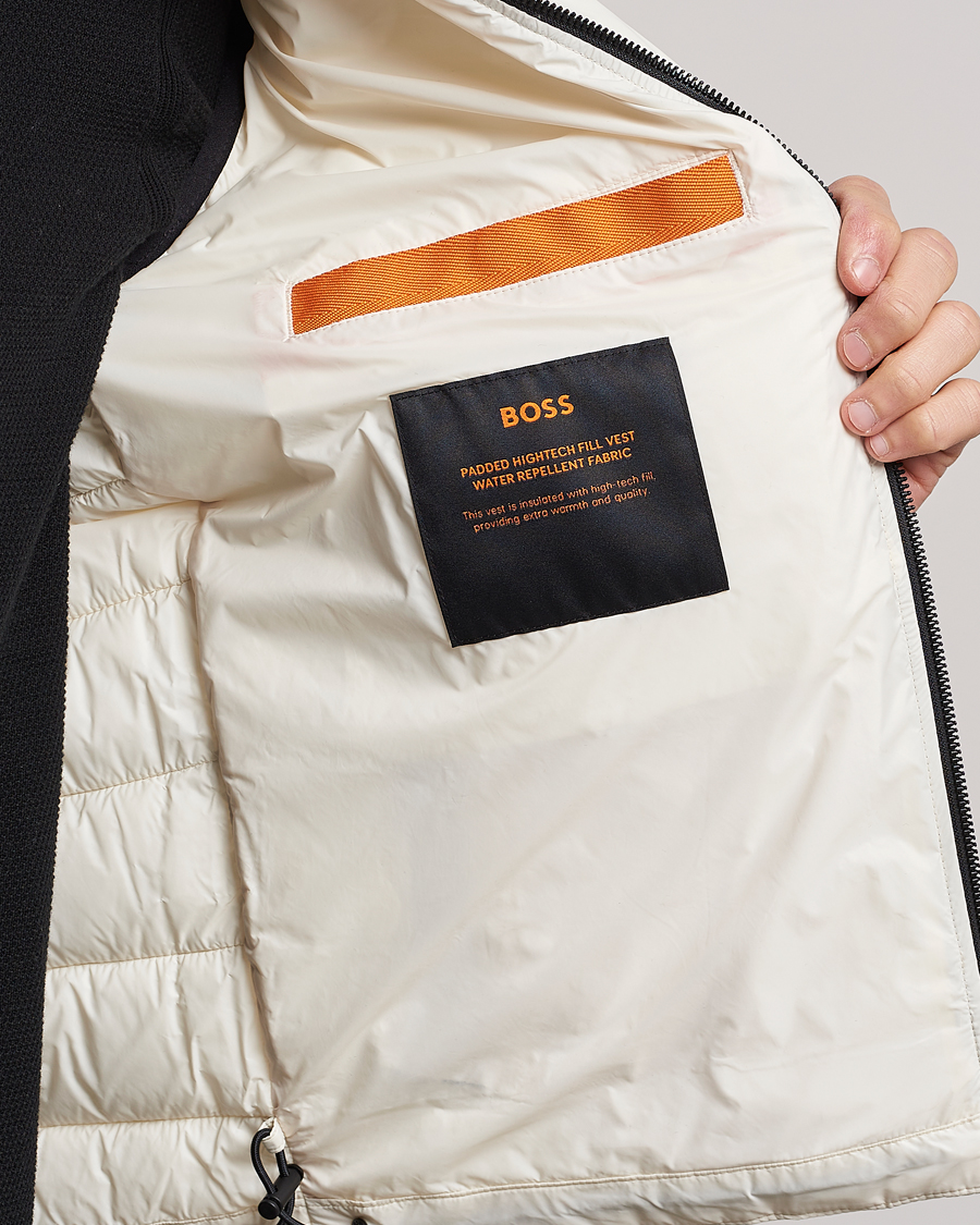 Hombres | Chalecos | BOSS ORANGE | Odeno Down Vest Light Beige