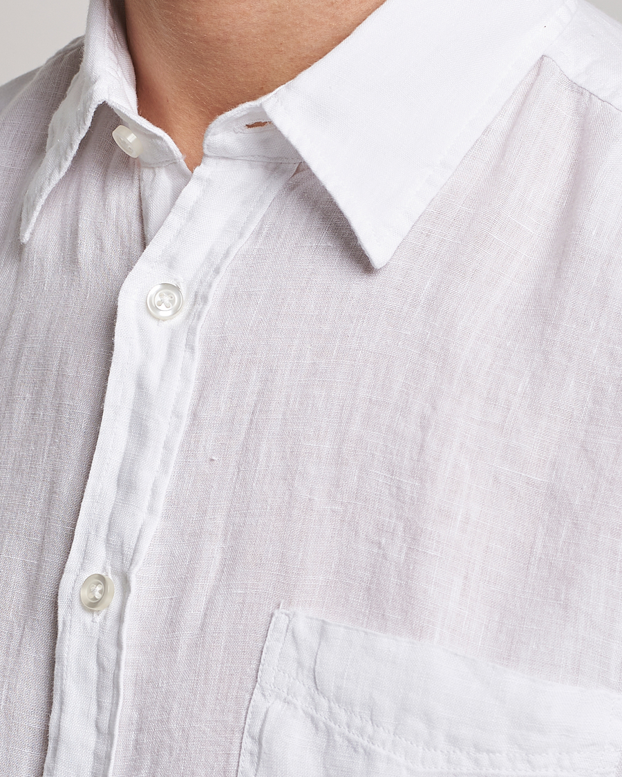 Hombres | Camisas | BOSS ORANGE | Relegant Linen Shirt White