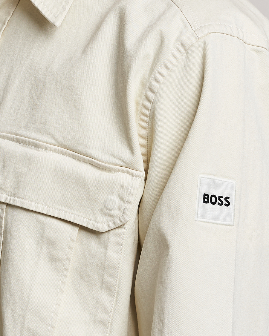 Hombres | Camisas | BOSS ORANGE | Lisel Pocket Overshirt Light Beige