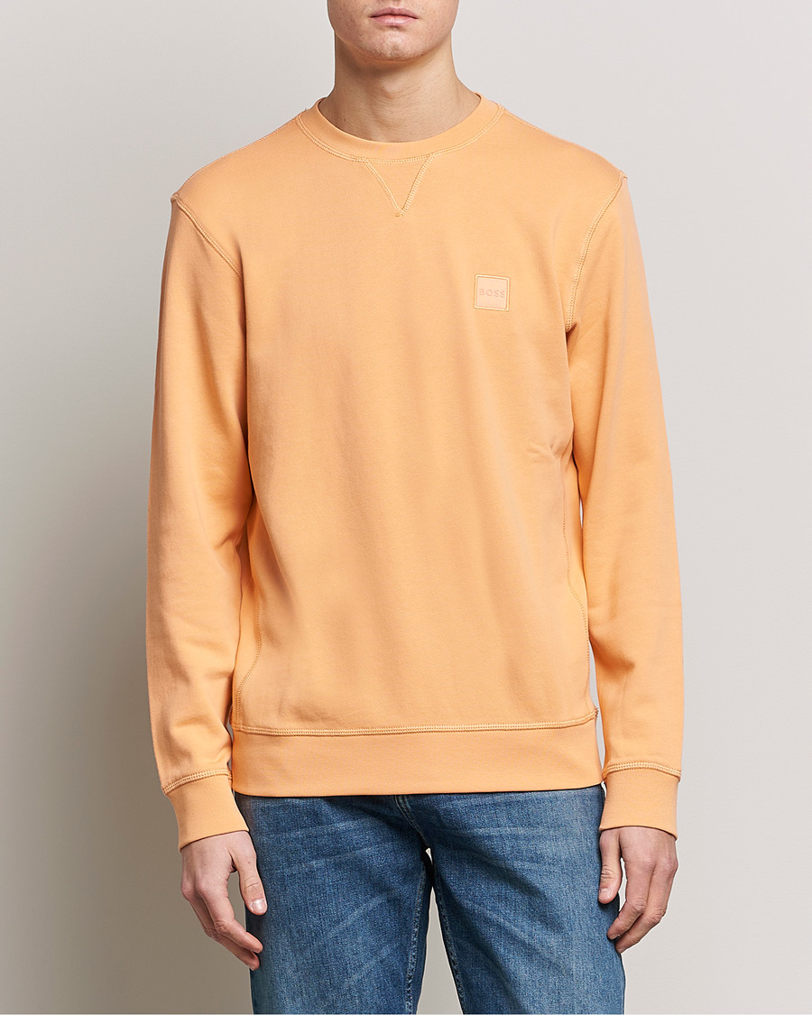 Hombres | Jerséis y prendas de punto | BOSS ORANGE | Westart Logo Sweatshirt Pastel Orange