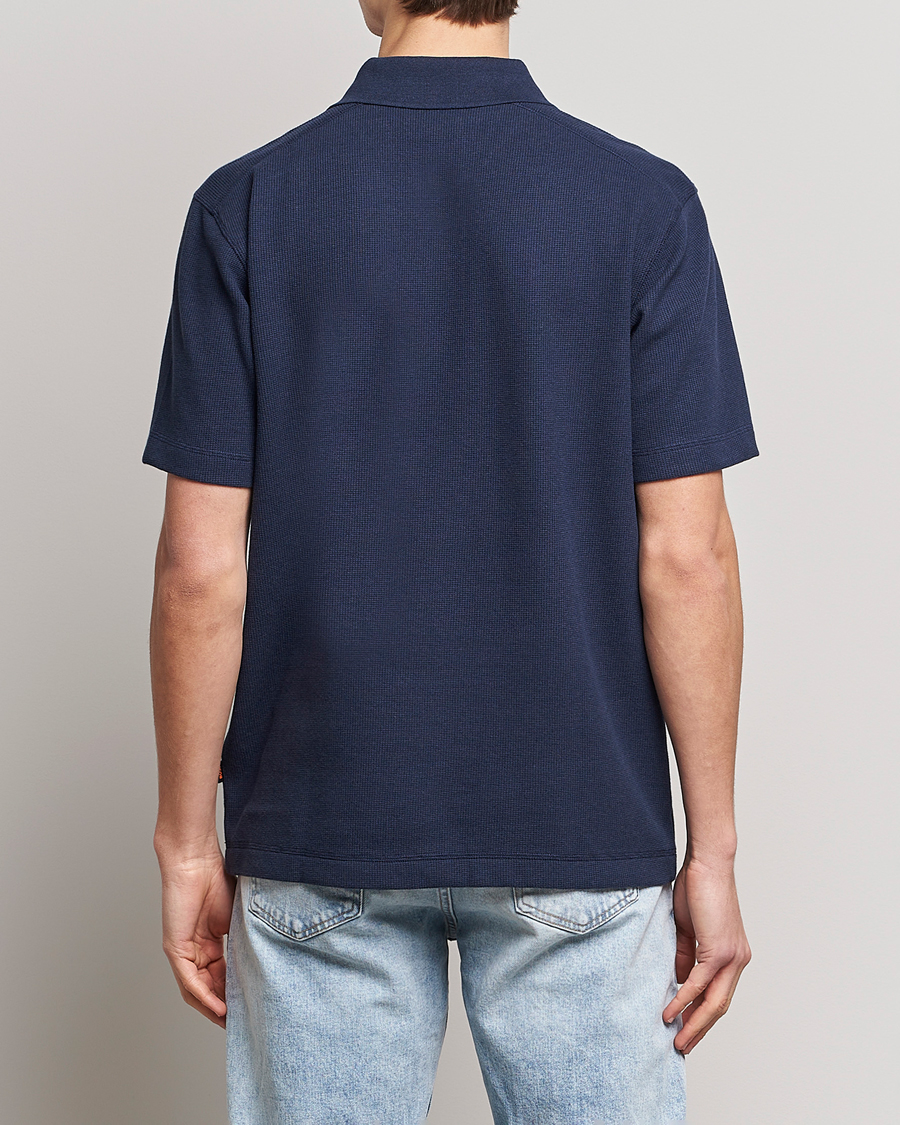 Hombres | Polos | BOSS ORANGE | Petempesto Knitted Polo Dark Blue