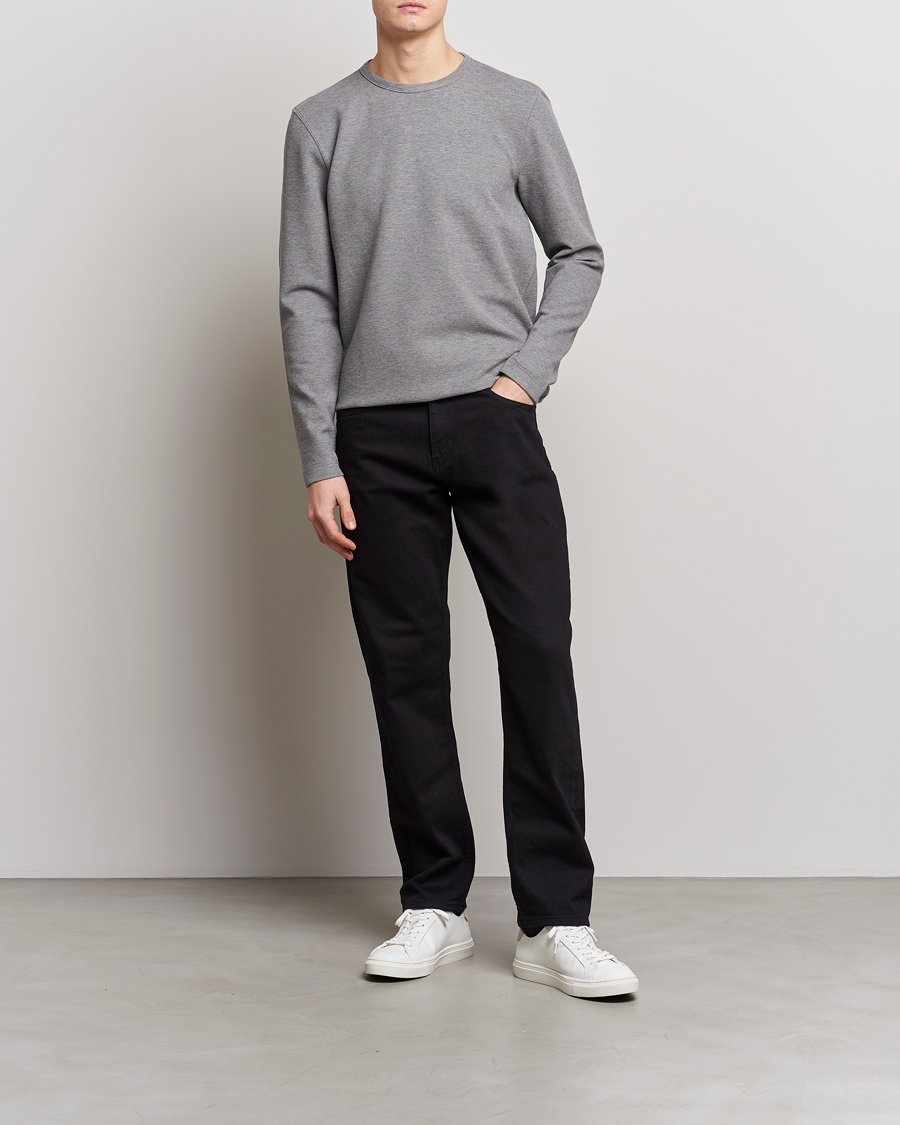 Hombres | Jerséis y prendas de punto | BOSS ORANGE | Tempesto Sweater Light Grey