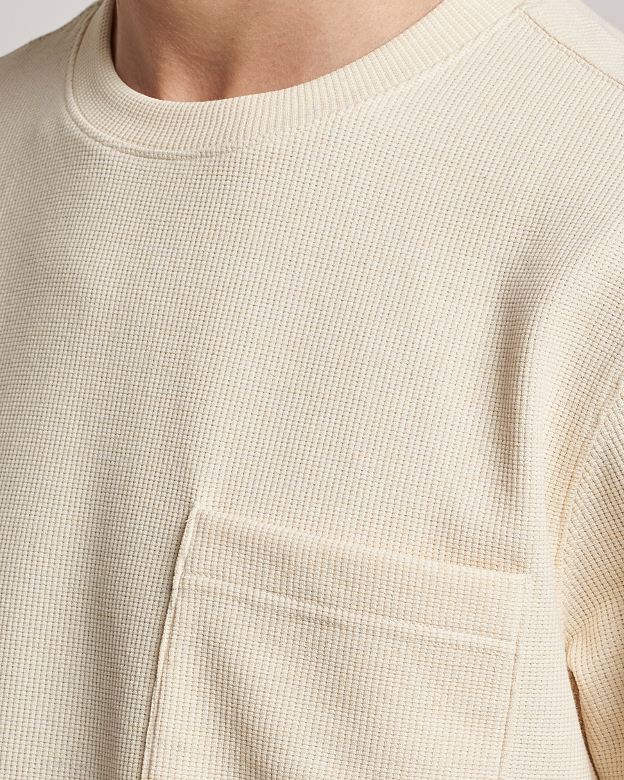Hombres | Camisetas | BOSS ORANGE | Tempesto Knitted Crew Neck T-Shirt Light Beige