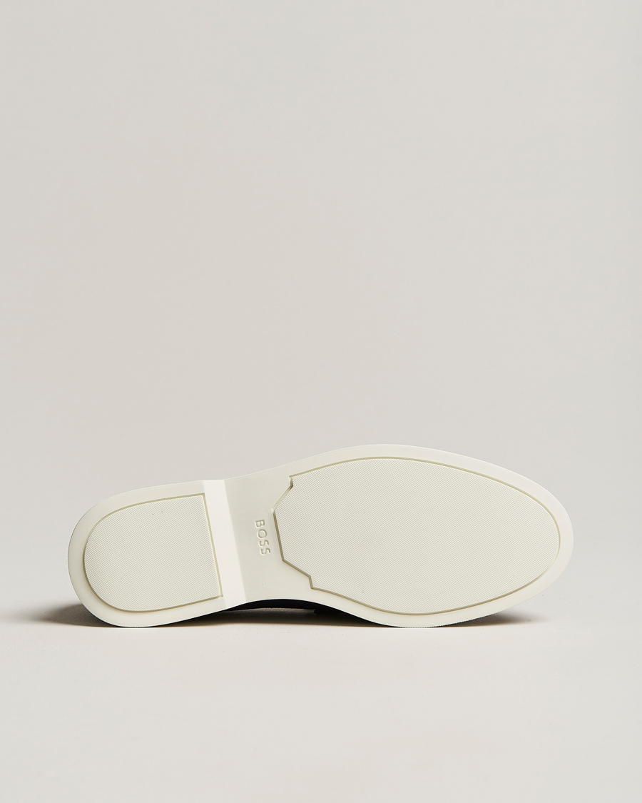 Hombres | Sienne Suede Loafer Dark Blue | BOSS BLACK | Sienne Suede Loafer Dark Blue