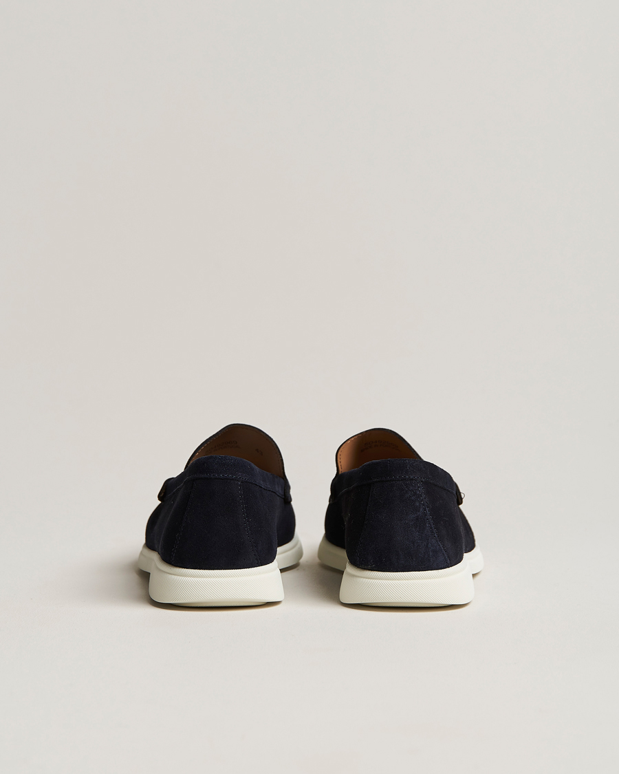 Hombres | Sienne Suede Loafer Dark Blue | BOSS BLACK | Sienne Suede Loafer Dark Blue