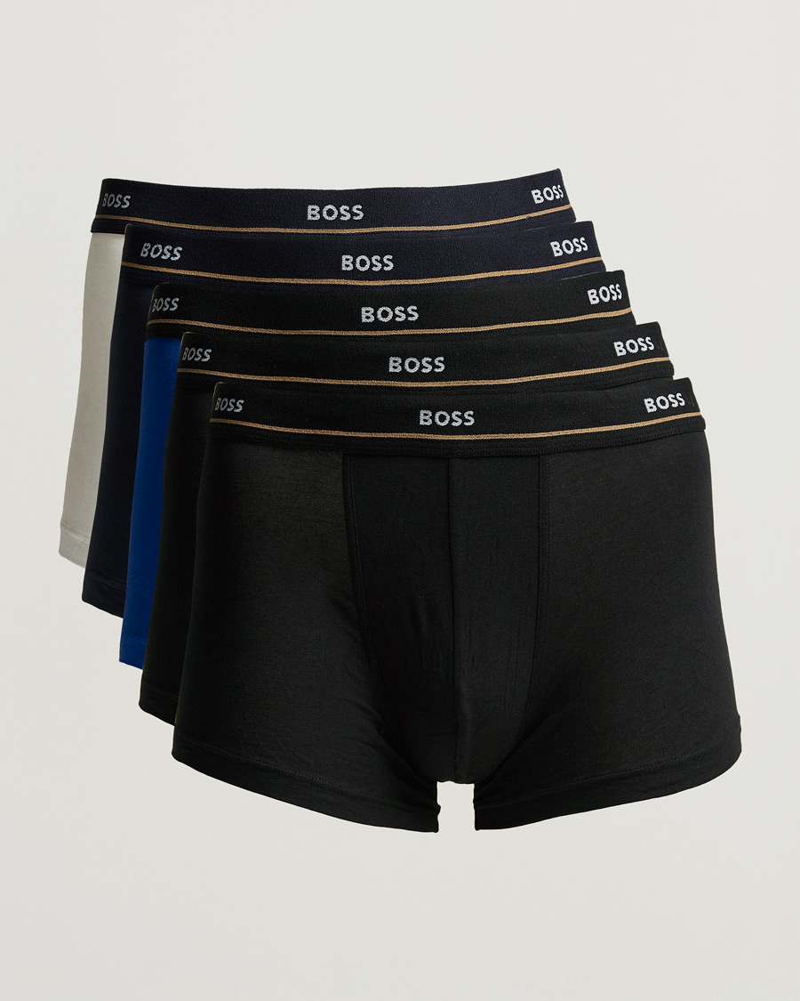 Hombres | Ropa interior y calcetines | BOSS BLACK | 5-Pack Trunk Boxer Black/Navy/Blue/White