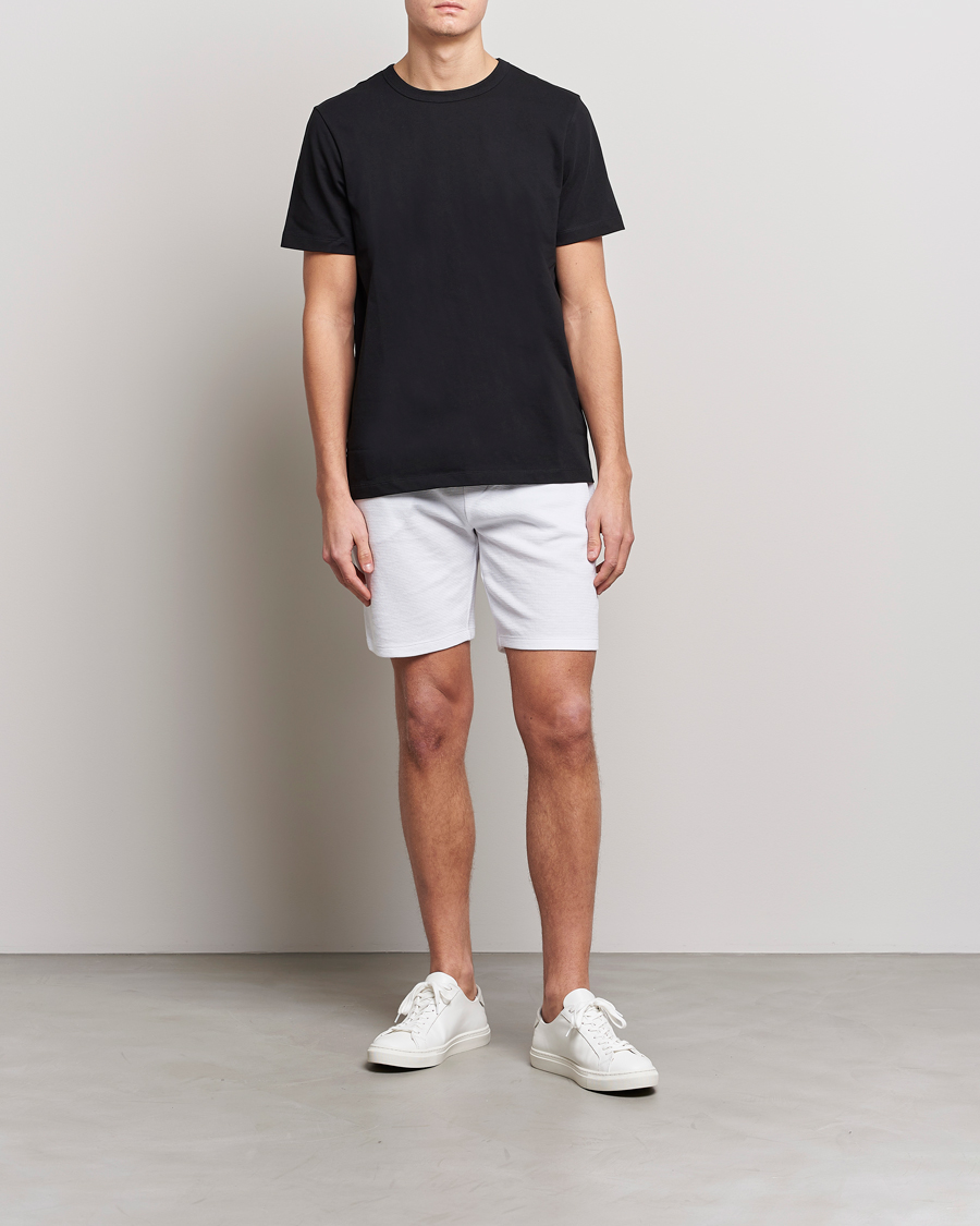 Hombres | Pantalones cortos | BOSS BLACK | Waffle Logo Shorts Open White