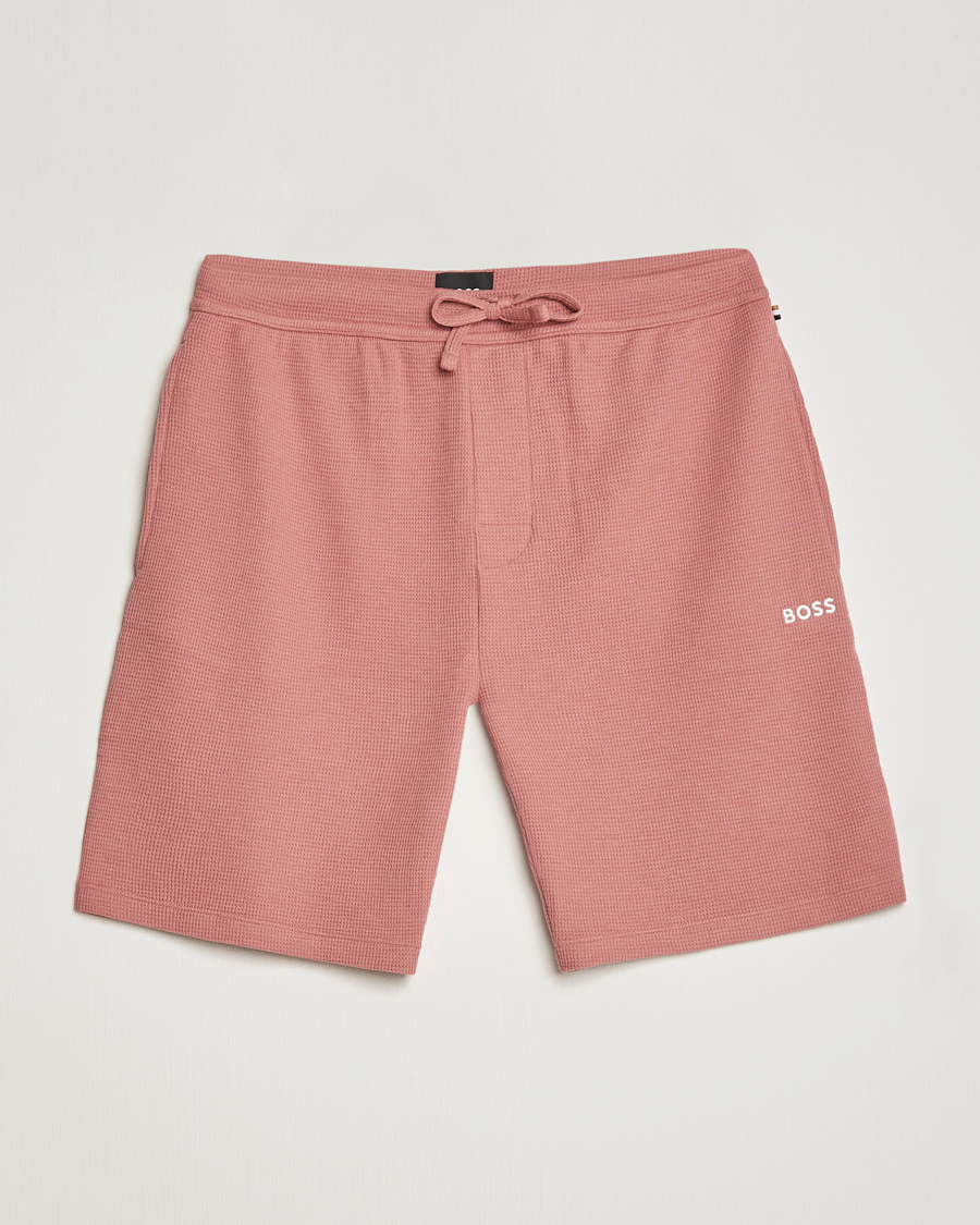 Hombres | Pantalones cortos | BOSS BLACK | Waffle Logo Shorts Open Pink