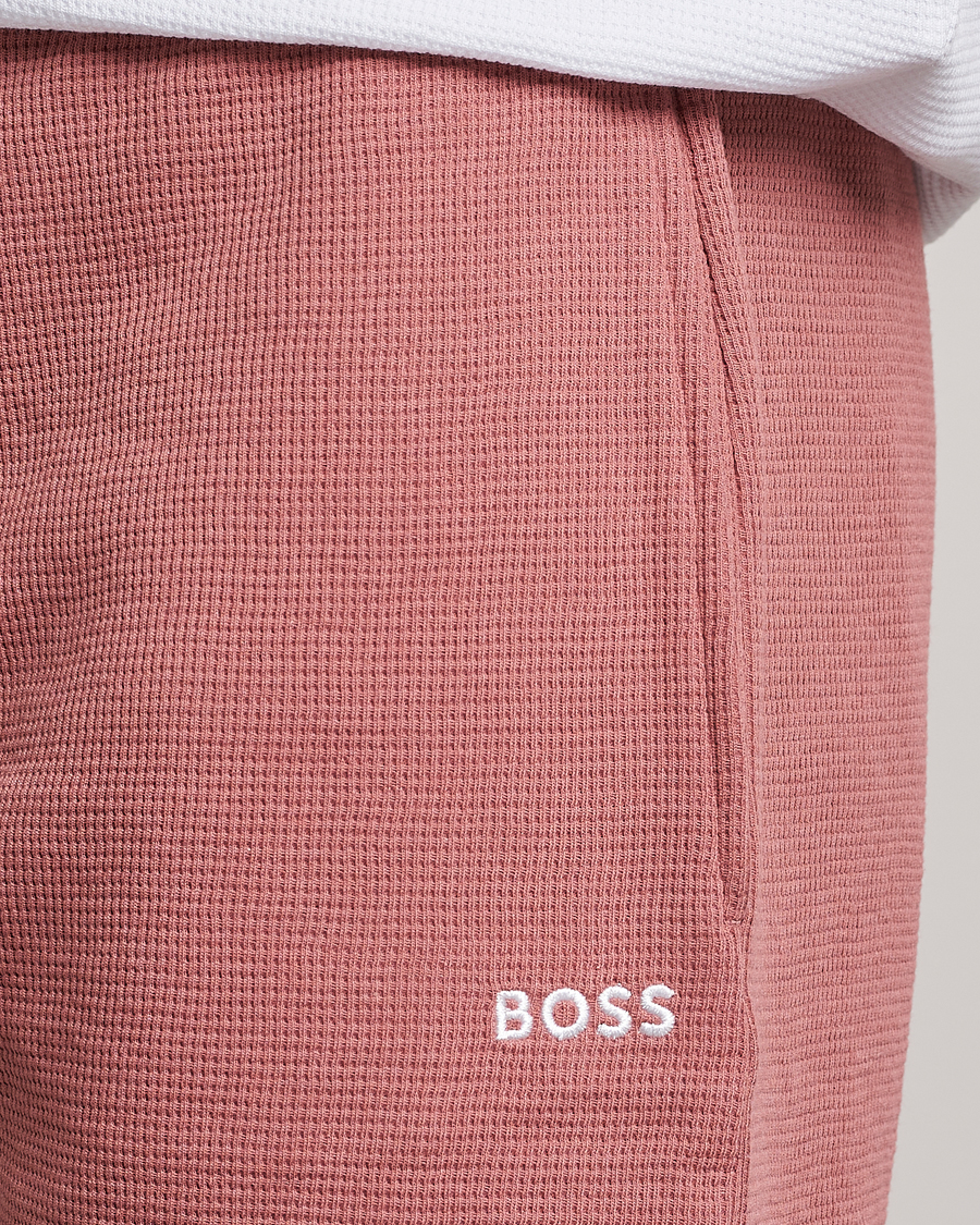 Hombres | Pantalones cortos | BOSS BLACK | Waffle Logo Shorts Open Pink