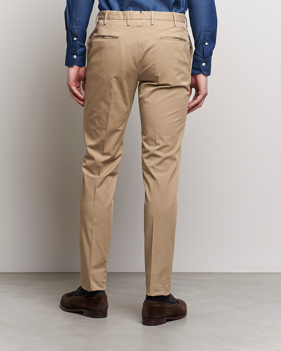 Hombres | Pantalones | Incotex | Slim Fit Comfort Chinos Beige