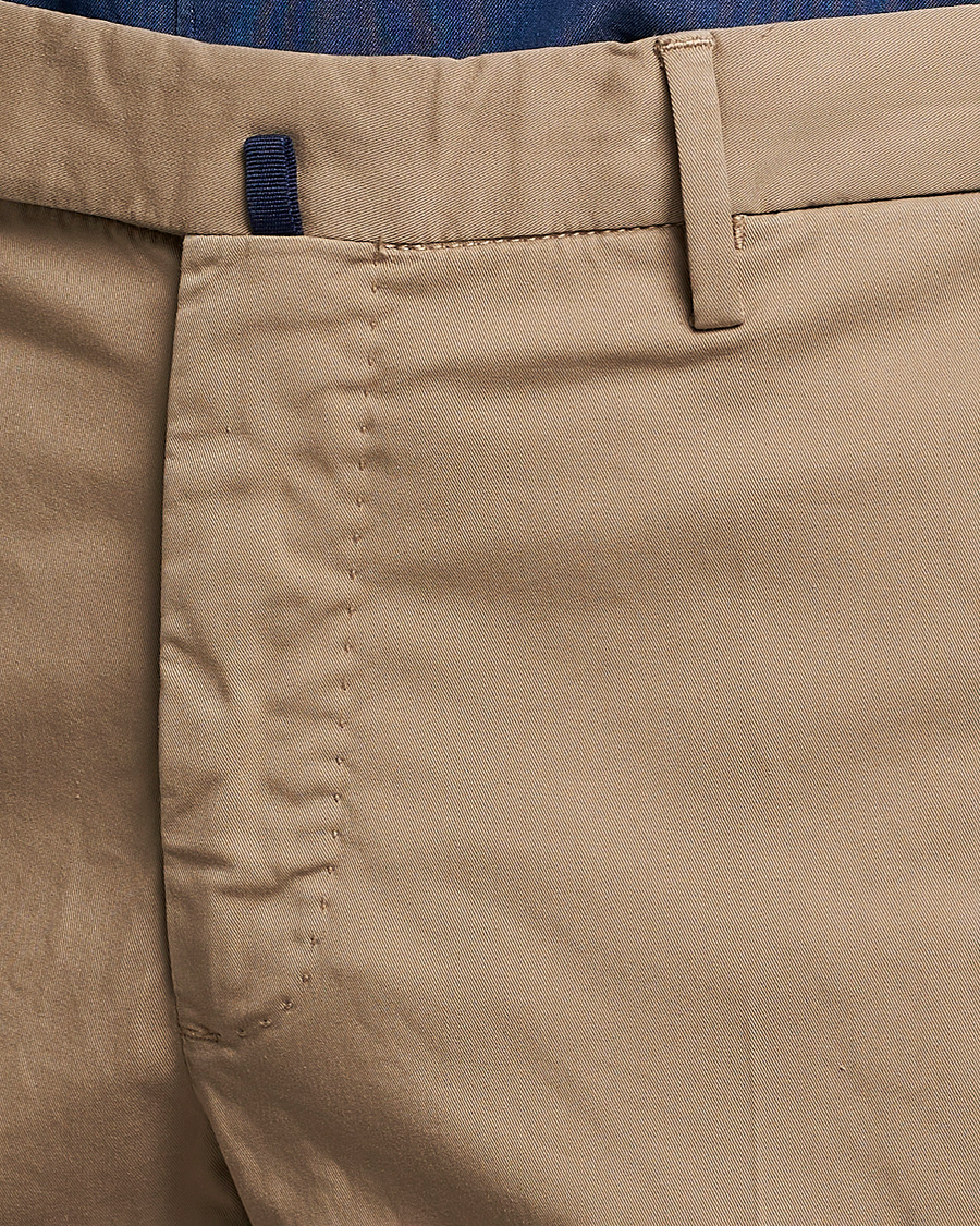 Hombres | Pantalones | Incotex | Slim Fit Comfort Chinos Beige