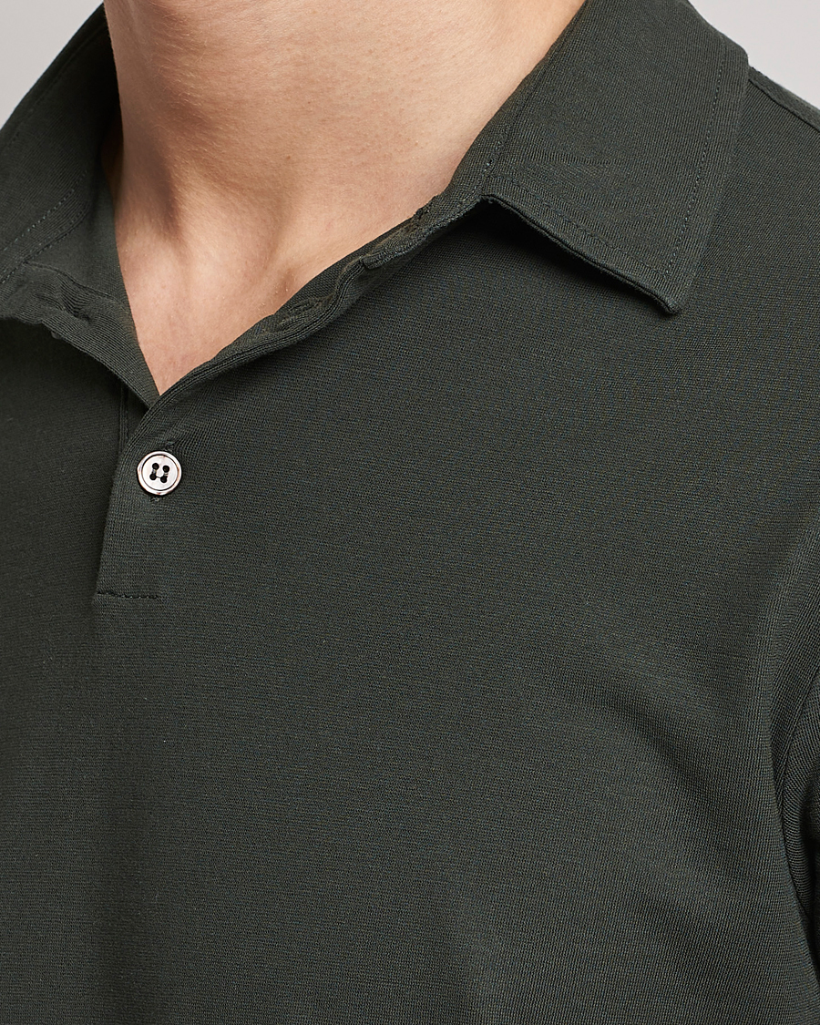 Hombres | Polos | Zanone | Ice Cotton Polo Military