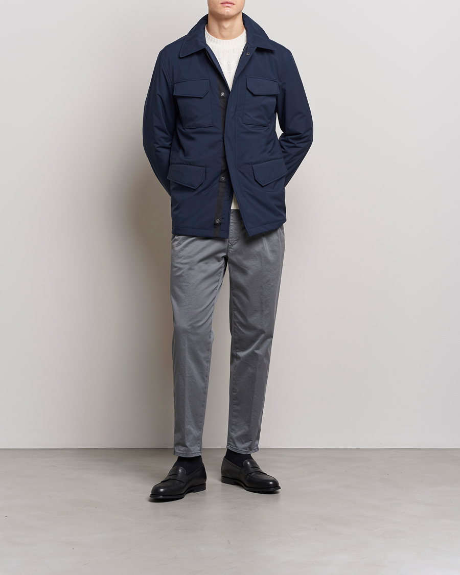 Hombres | Abrigos y chaquetas | Slowear | Nylon Field Jacket Navy