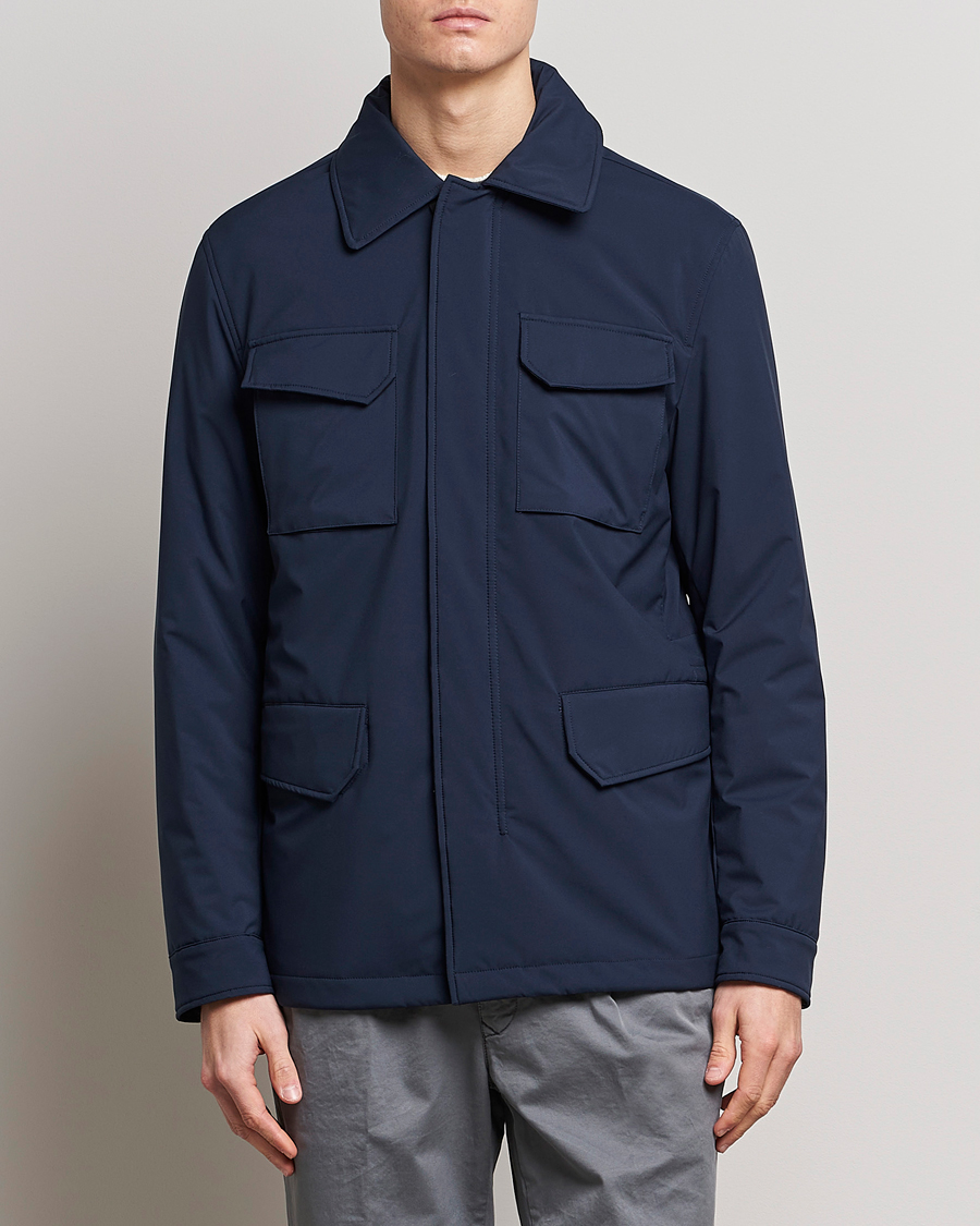 Hombres | Abrigos y chaquetas | Slowear | Nylon Field Jacket Navy