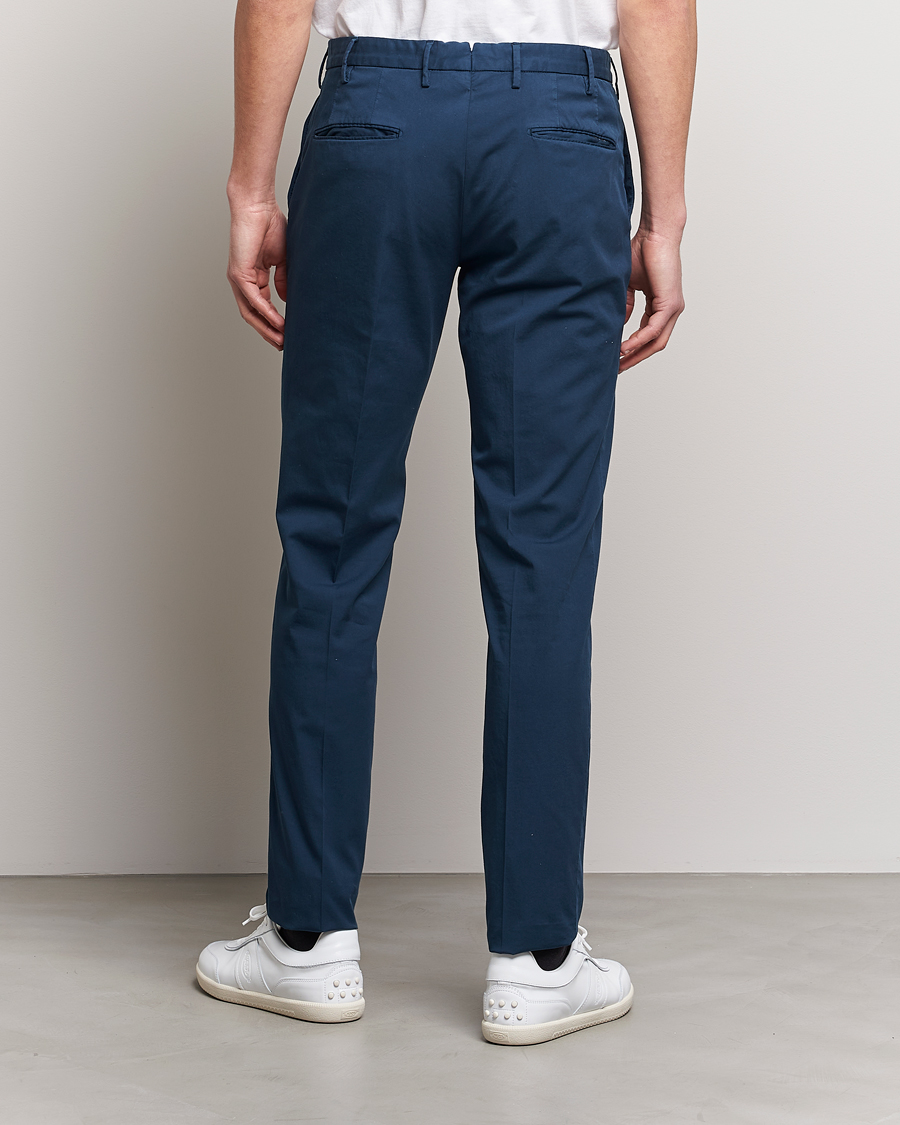 Hombres | Pantalones | Incotex | Slim Fit Chinolino Trousers Navy