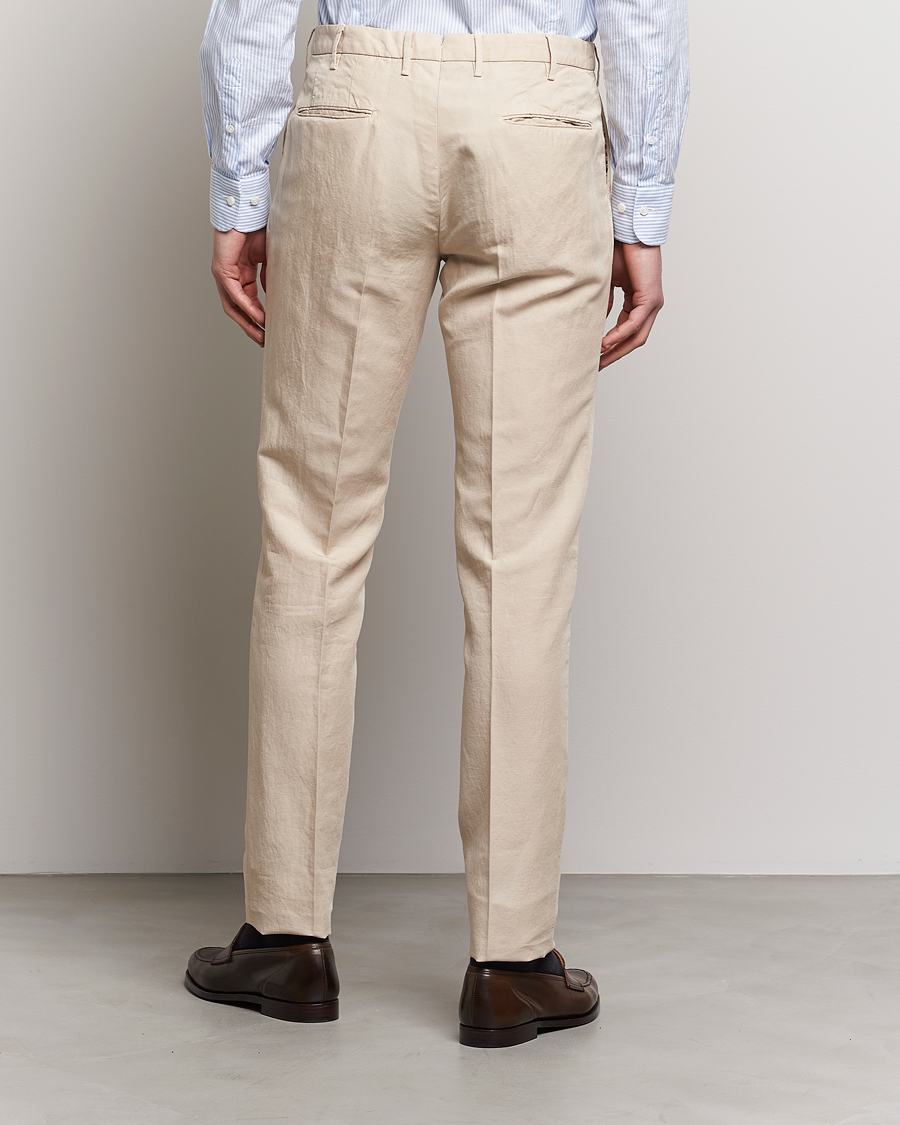 Hombres | Pantalones | Incotex | Slim Fit Chinolino Trousers Beige