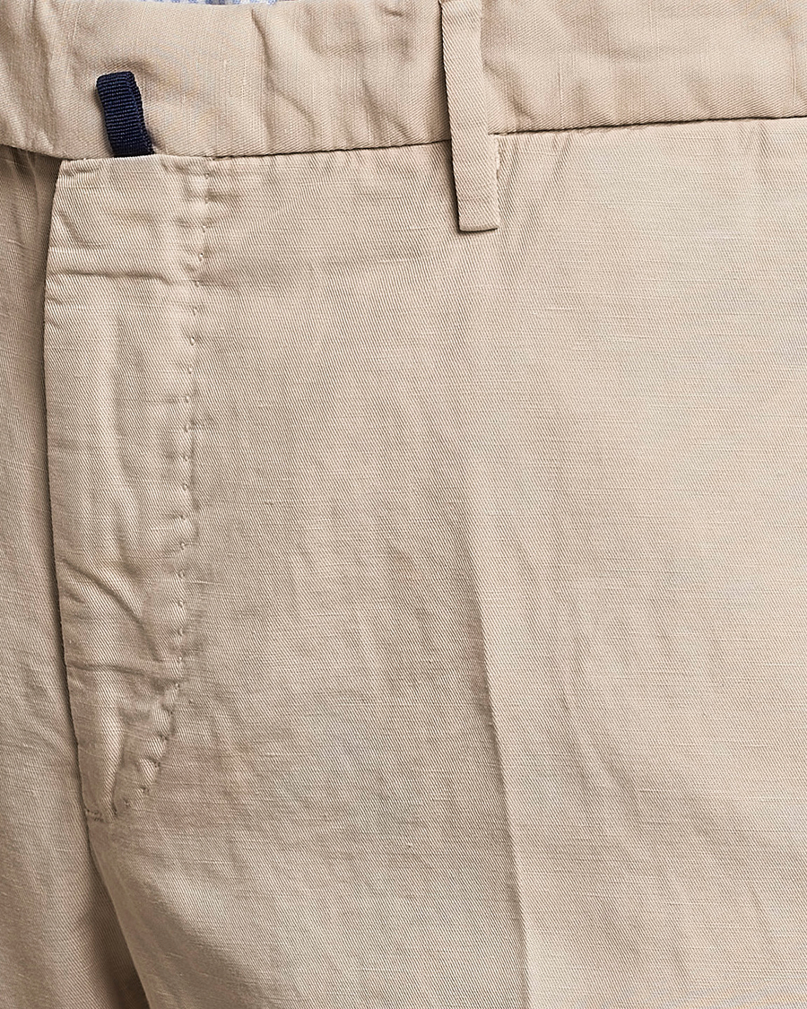 Hombres | Pantalones | Incotex | Slim Fit Chinolino Trousers Beige