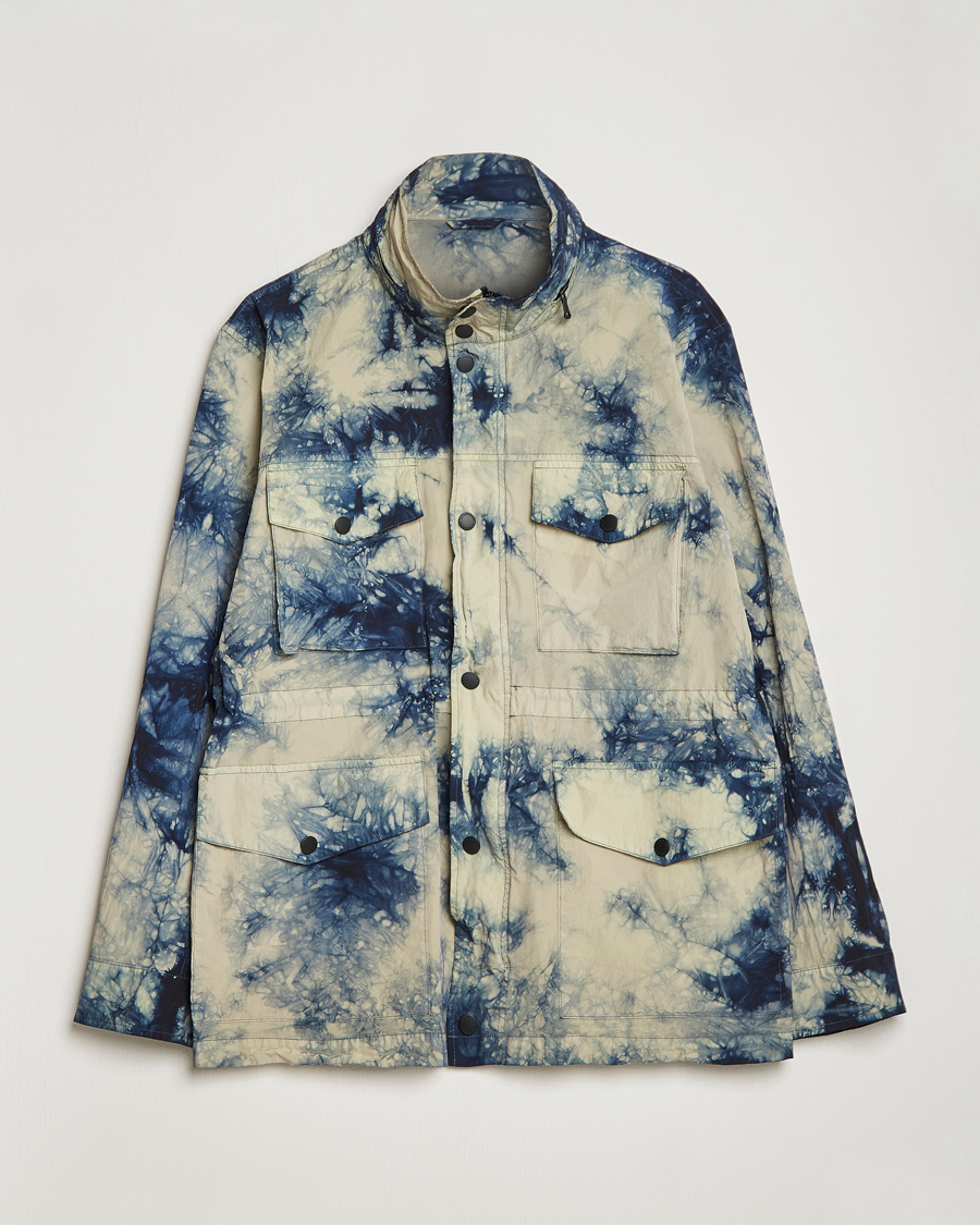 Hombres | Abrigos y chaquetas | J.Lindeberg | Hayes Tie Dye Recycled Nylon Field Jacket Aloe