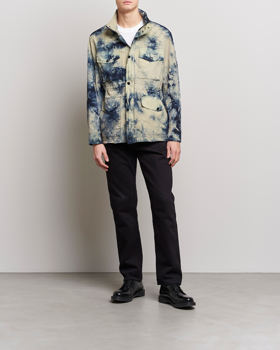 Hombres | Abrigos y chaquetas | J.Lindeberg | Hayes Tie Dye Recycled Nylon Field Jacket Aloe