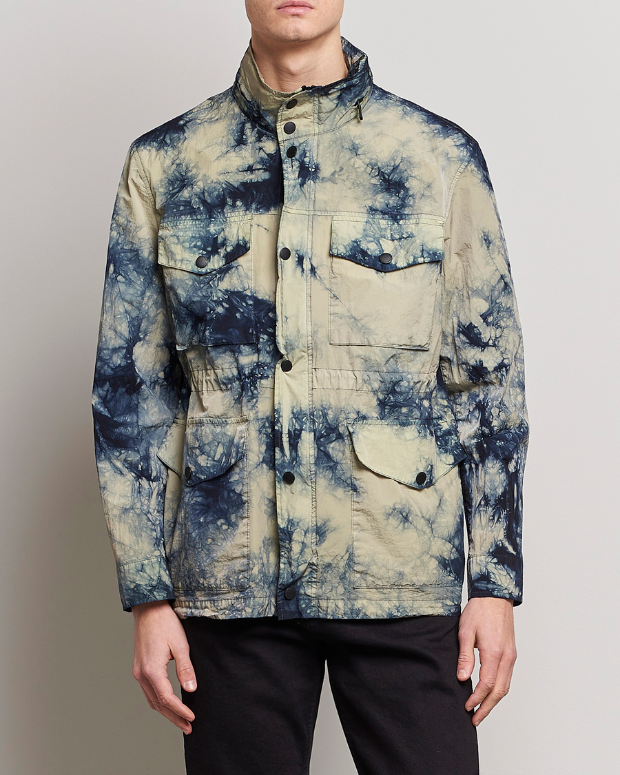 Hombres | Abrigos y chaquetas | J.Lindeberg | Hayes Tie Dye Recycled Nylon Field Jacket Aloe