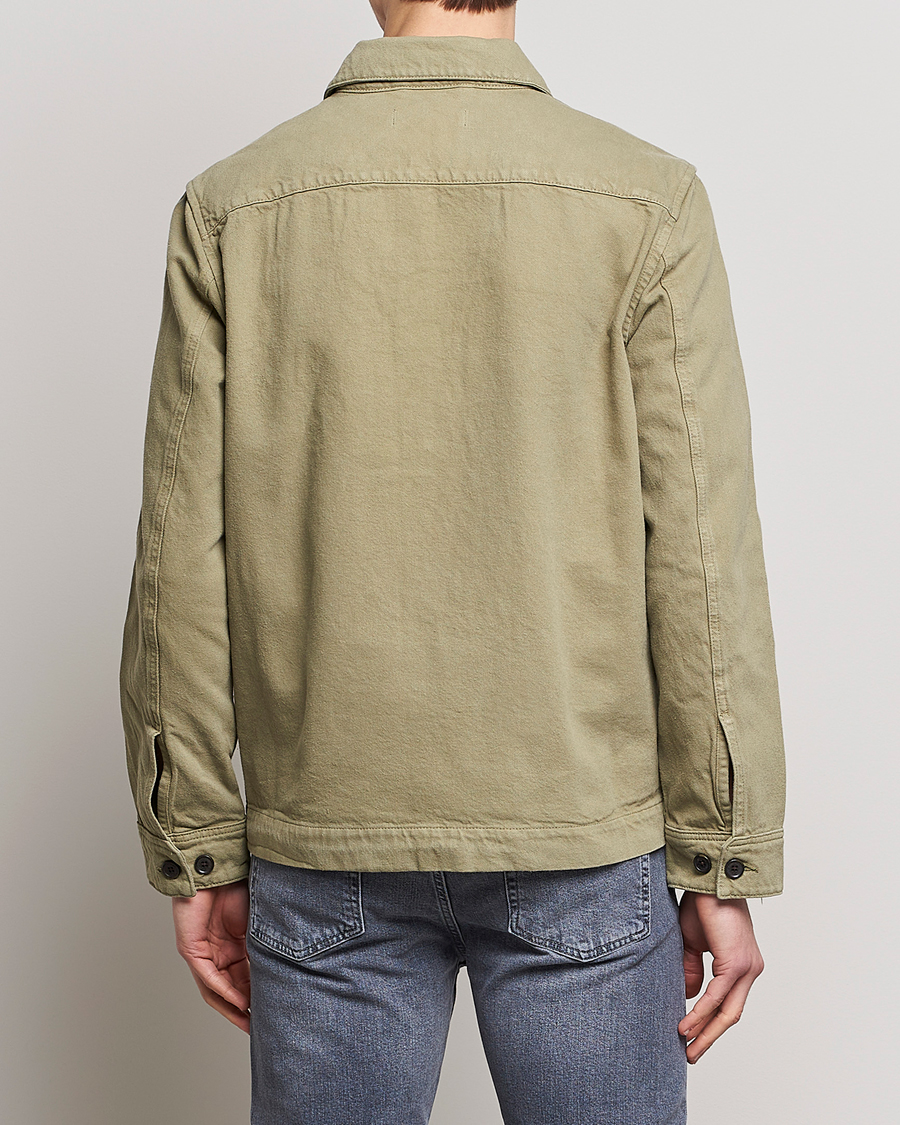 Hombres | Camisas | J.Lindeberg | Lando Organic Twill Work Overshirt Aloe