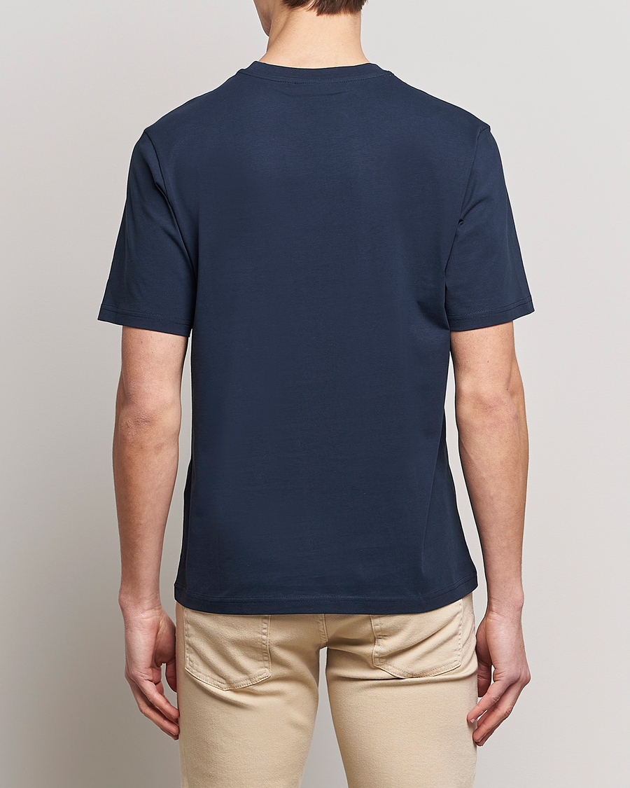 Hombres | Camisetas | J.Lindeberg | Dale Organic Cotton Patch T-Shirt Navy