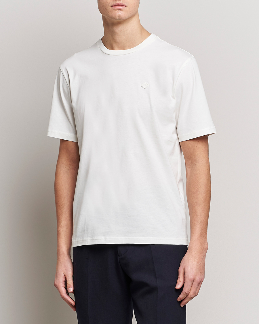 Hombres | Camisetas | J.Lindeberg | Dale Organic Cotton Patch T-Shirt Cloud White