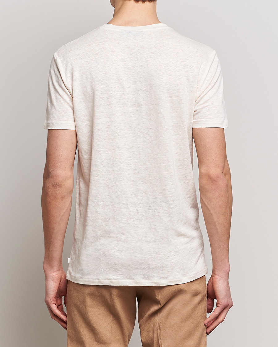 Hombres | Camisetas | J.Lindeberg | Coma Linen Tee Turtledove