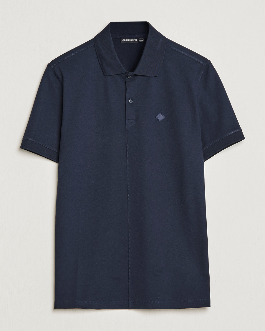 Hombres | Polos | J.Lindeberg | Rubi Slim Fit Polo Navy